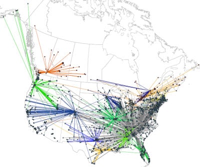 Geographic Business Information systems can present data in easy to understand ways