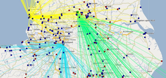 Visit scheduling and routing