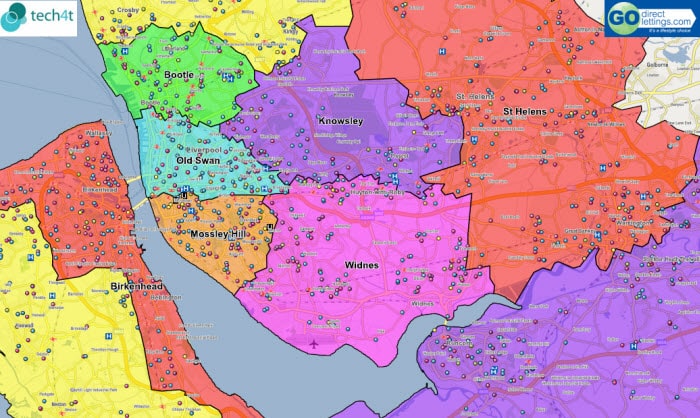 Sales territories