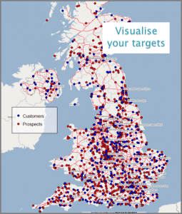 How postcode areas and maps impact sales performance