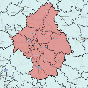 Cambridge Postcode Districts